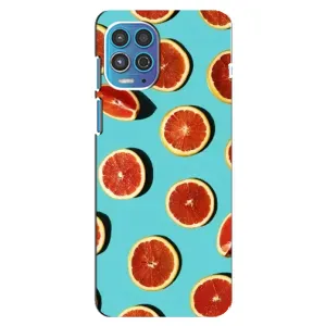 Чехлы с Фруктами для Motorola MOTO G100 (VPrint) (Грейпфрут)