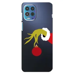 Чохол з принтом «Грінч з іграшкою» для Motorola MOTO G100