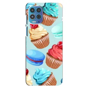 Чехлы с Фруктами для Motorola MOTO G100 (VPrint) (Кексики)