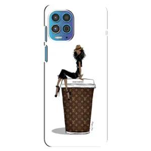 Чохли Луі Вітон для Motorola MOTO G100 (AlphaPrint - LOUIS VUITTON) (кава LOUIS VUITTON)