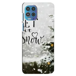 Чехол с принтом «Let it snow» для Motorola MOTO G100