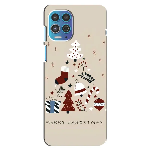 Чехол с принтом «Merry Christmas» для Motorola MOTO G100