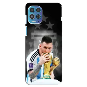Чехлы для Motorola MOTO G100 (Leo чемпион) (AlphaPrint) (Месси Чемпион)