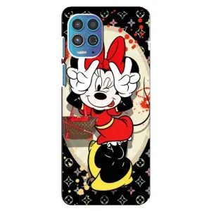 Чохол Disney Mouse Motorola MOTO G100 (PREMIUMPrint) (Мінні peace)