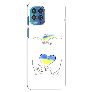 Чохол з принтом «Мир Україні» для Motorola MOTO G100