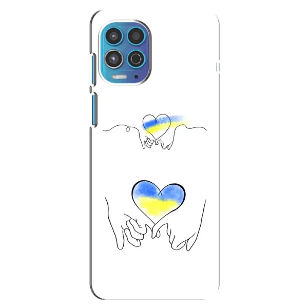 Чохол з принтом «Мир Україні» для Motorola MOTO G100