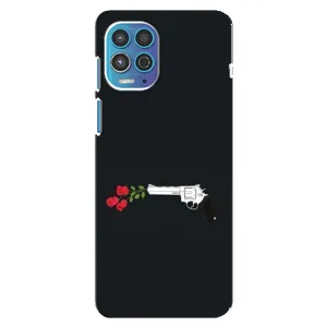 Чехлы (ART) Цветы на Motorola MOTO G100 (VPrint) (Неожиданные цветы)