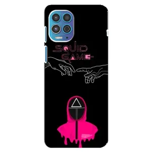 Чохол Гра в кальмара для Motorola MOTO G100 (Мінімалізм Гра кальмара)