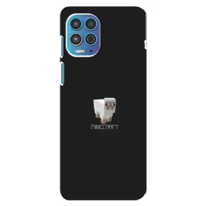 Чохол Майнкрафт на Motorola MOTO G100 (AlphaPrint) Minecraft (Овечка Майнкрафт)
