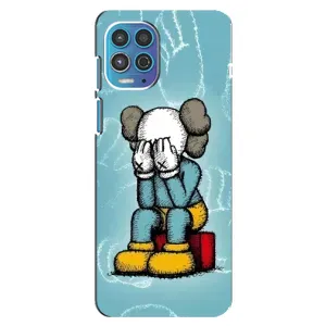 Чохол з принтом «Плач Bearbrick» для Motorola MOTO G100