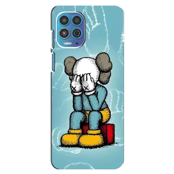 Чохол з принтом «Плач Bearbrick» для Motorola MOTO G100
