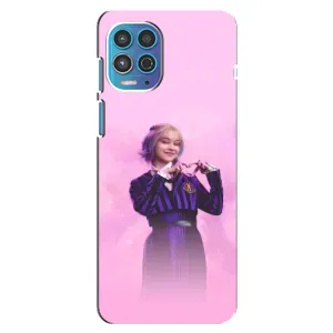 Чохол з принтом «Яскрава Енід Венздей» для Motorola MOTO G100