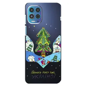 Чохол з принтом «Різдвяний герб» для Motorola MOTO G100