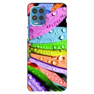 Чехлы (ART) Цветы на Motorola MOTO G100 (VPrint) (Семицветик)