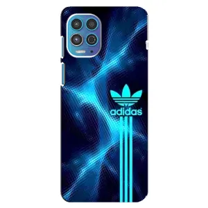 Чохли Адидас для Motorola MOTO G100 (AlphaPrint) (Синій Адідас)