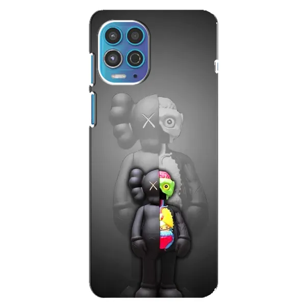 Чохол з принтом «Тіло Bearbrick» для Motorola MOTO G100