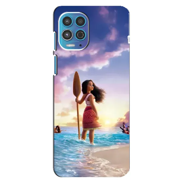 Чохол з принтом «Моана з веслом» для Motorola MOTO G100