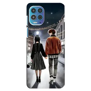 Чохол з принтом «Венздей та Тайлер» для Motorola MOTO G100