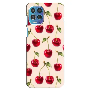 Чехлы с Фруктами для Motorola MOTO G100 (VPrint) (Вишня)