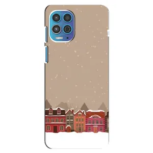 Чехол с принтом «Зимний город» для Motorola MOTO G100