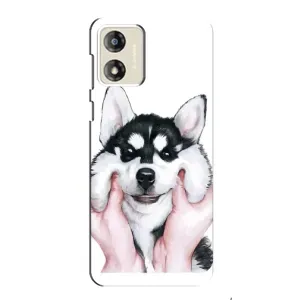 Чехол с Хаски для Motorola MOTO G13 - (AlphaPrint)