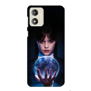 Чехол с дизайном Венздей 2 на Motorola MOTO G13 (Магическая сфера Уэнздей)
