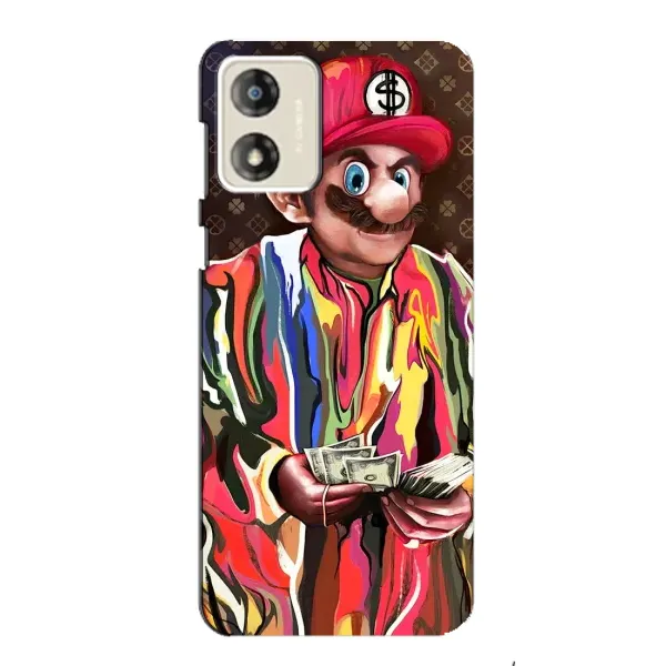 Чохол з принтом «Mario LV» для Motorola MOTO G13
