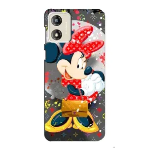 Чехол Disney Mouse Motorola MOTO G13 (PREMIUMPrint) (Minni с бантиком)