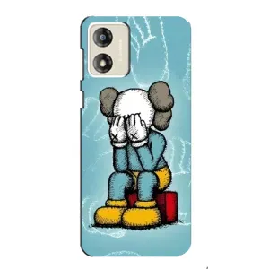 Чохол з принтом «Плач Bearbrick» для Motorola MOTO G13