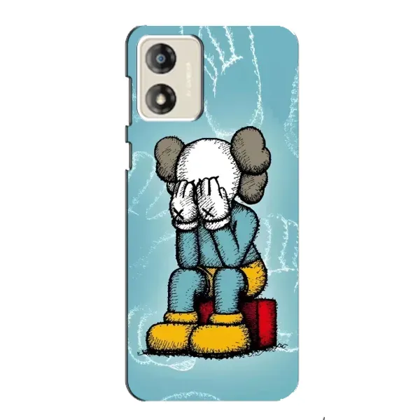 Чохол з принтом «Плач Bearbrick» для Motorola MOTO G13