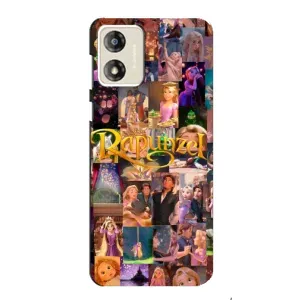 Чехол Рапунцель для Motorola MOTO G13 (Коллаж Рапунцель)