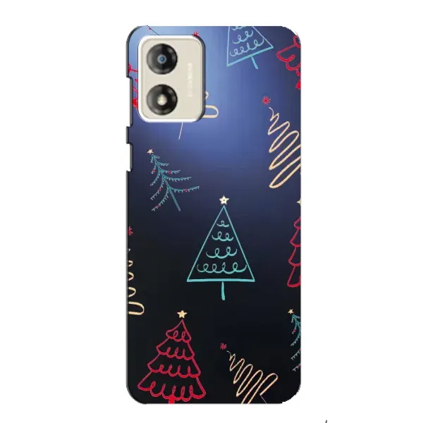 Чохол з принтом «Різдвяні ялинки» для Motorola MOTO G13