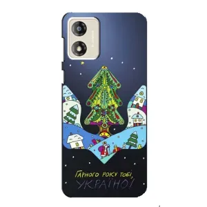 Чохол з принтом «Різдвяний герб» для Motorola MOTO G13