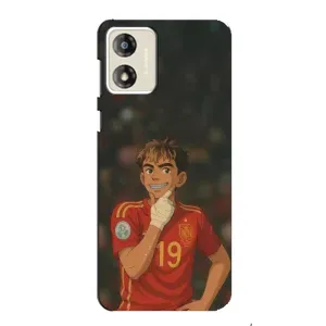 Чехол с футболистом Ламин Ямаль Motorola MOTO G13 (Ямаль аниме)