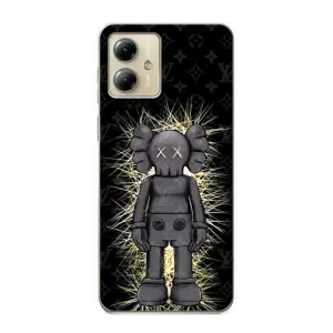 Чохол з принтом «Bearbrick LV» для Motorola MOTO G14