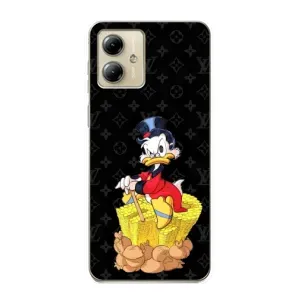 Чехлы для Motorola MOTO G14 - Скрудж МакДак Louis Vuitton (PREMIUMPrint) (Богатство Макдака)