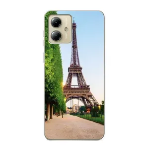 Чехол Эйфелева Башня для Motorola MOTO G14 - (AlphaPrint)