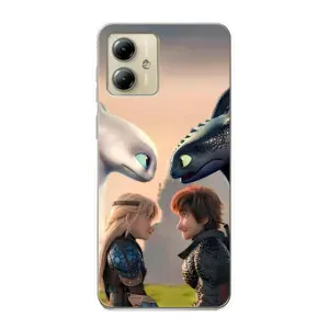 Чохол як приборкати дракона на Motorola MOTO G14 (Гикавка і Астрід)
