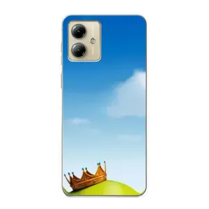 Чехол с мультфильмом Шрек на Motorola MOTO G14 (Голова Шрека)
