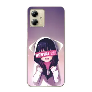 Чехол с принтом «Hentai chan» для Motorola MOTO G14