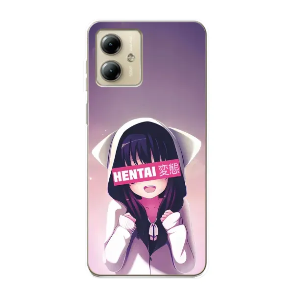 Чехол с принтом «Hentai chan» для Motorola MOTO G14 Чехол с принтом «Hentai chan» для Motorola MOTO G14