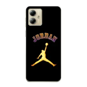 Чехлы для Motorola MOTO G14 - с картинкой JORDAN (AlphaPrint) (Jordan Gold)