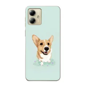 Чохли з собаками для Motorola MOTO G14 (VPrint) (Коргі)