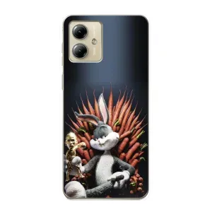 Чохол з принтом «Король Кролик» для Motorola MOTO G14