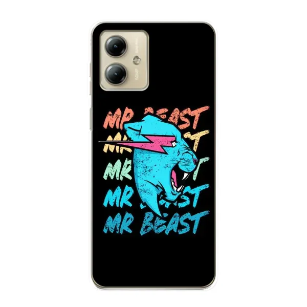 Чехол с принтом «logo Mr beast» для Motorola MOTO G14