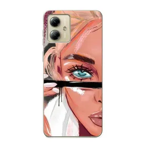 Чехол с печатью для Motorola MOTO G14 - (Мода) (AlphaPrint)