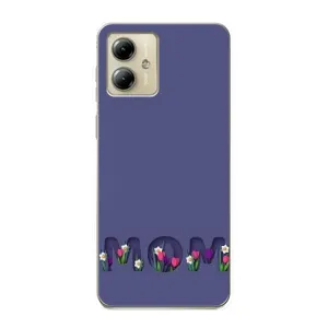 Чохол з принтом «Мама в квітах» для Motorola MOTO G14