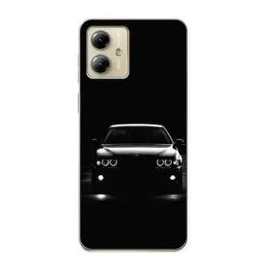 Чохол для Моторола MOTO G14 - з принтом БМВ (AlphaPrint) (Машина BMW)