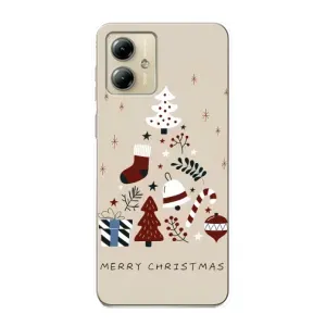 Чохол з принтом «Merry Christmas» для Motorola MOTO G14
