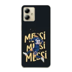 Чохли для Motorola MOTO G14 (Leo чемпіон) (AlphaPrint) (Messi ПСЖ)